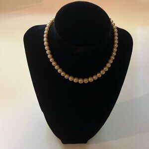 🤍✨ Vintage Faux Pearl Choker Necklace | 13” Elegant Strand